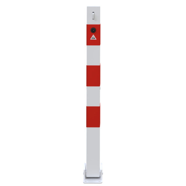 Absperrpfosten 70 x 70 mm umlegbar für Vorhangschloss