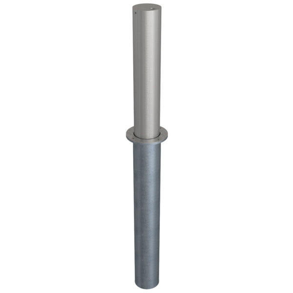 voll-versenkbarer Edelstahlpfosten Ø 154 mm