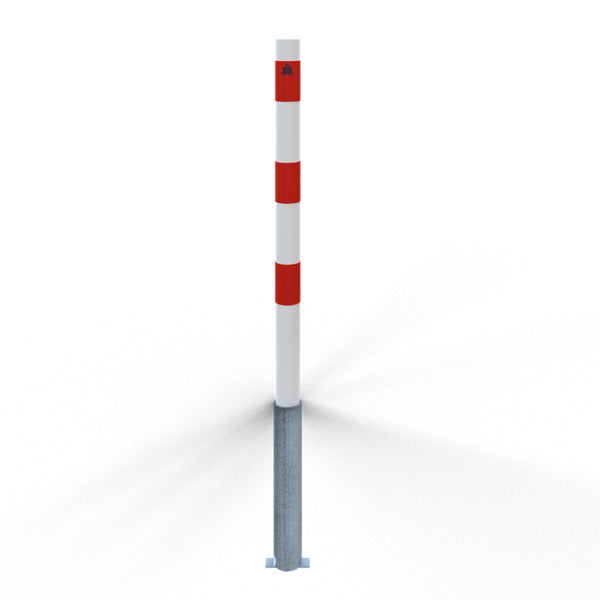 Absperrpfosten Stahlrohr Ø 60 x 2,5 mm herausnehmbar ohne Verschluss