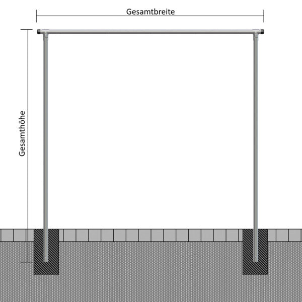 Teppichklopfgerüst