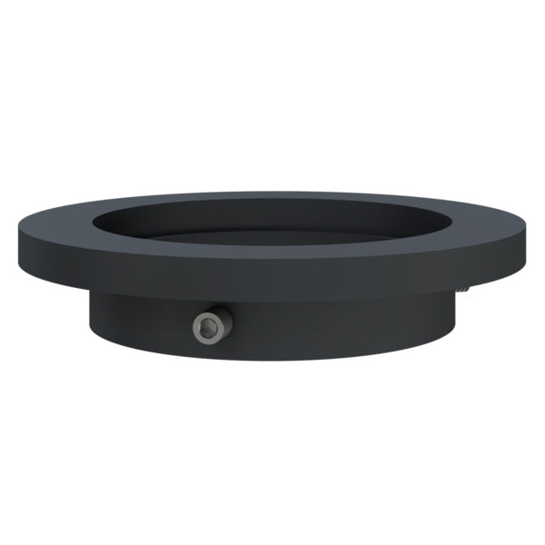 Bodenrosette für 89 mm Pfosten, beschichtet DB 703