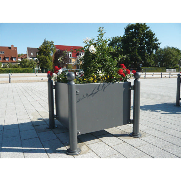 Pflanzbehälter Rundrohre Ø 76 mm senkrecht