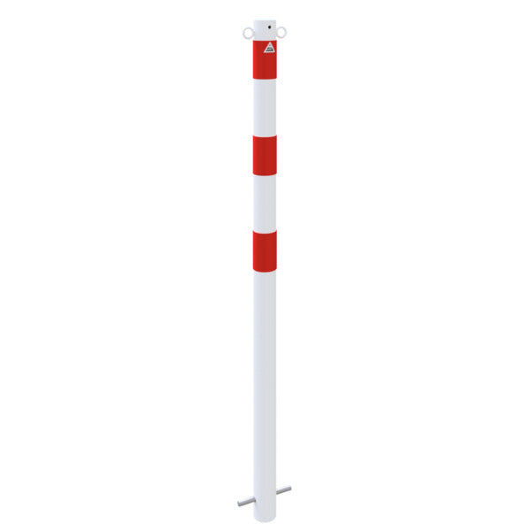 Absperrpfosten Stahlrohr Ø 60 x 2,5 mm ortsfest zum Einbetonieren