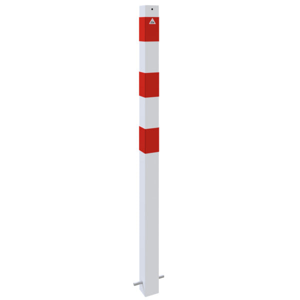 Absperrpfosten 70 x 70 mm ortsfest zum Einbetonieren