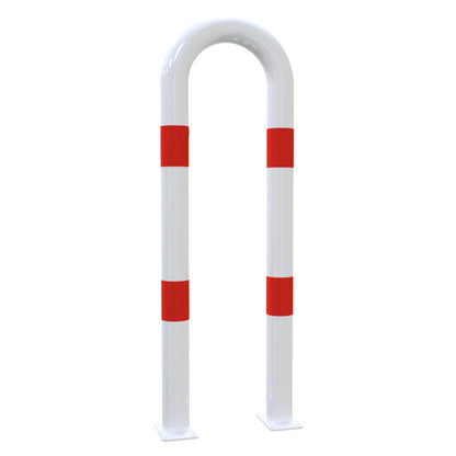 Universalbügel aus Stahlrohr Ø 76 x 2,6 mm für Dübelbefestigung