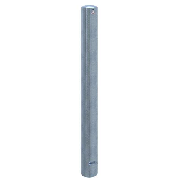 Absperrpoller Stahlrohr Ø 152 x 3,2 mm ortsfest zum Einbetonieren