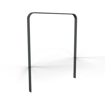 Anlehnbügel aus Flachstahl 50 x 12 mm in gebogener Ausführung