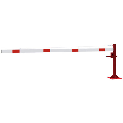 Drehschranke mit Seilzugverstärkung