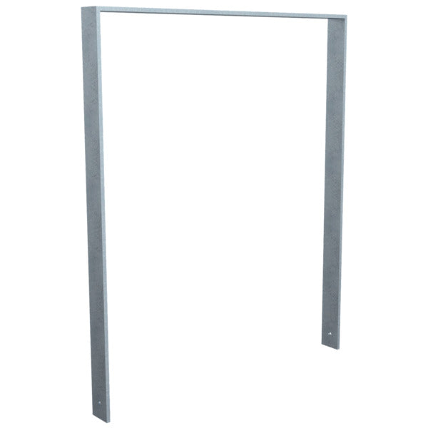 Anlehnbügel aus Flachstahl 80 x 12 mm