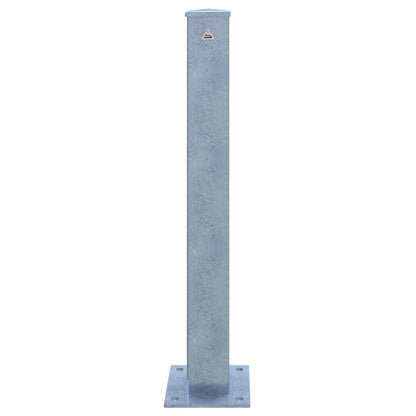 Absperrpfosten Stahlrohr 100 x 100 x 3 mm ortsfest für Dübelbefestigung