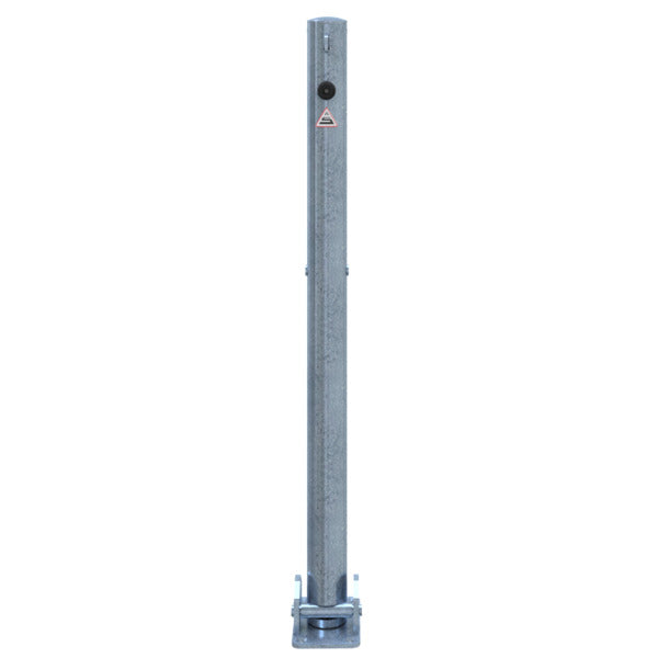 Absperrpfosten Stahlrohr Ø 60 x 2,5 mm umlegbar für Vorhangschloss