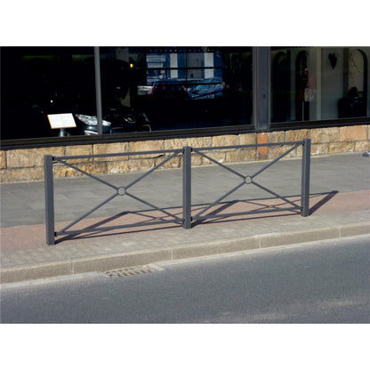 Stadtzaun Pfosten und Zaunelement