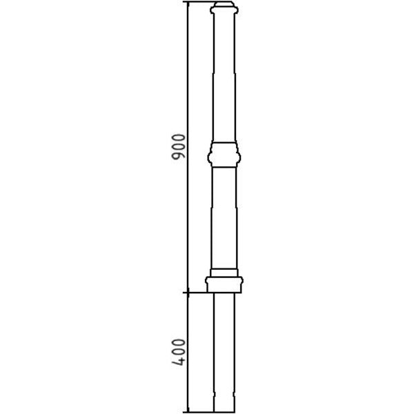 Alu-Stilpfosten Serie 490B