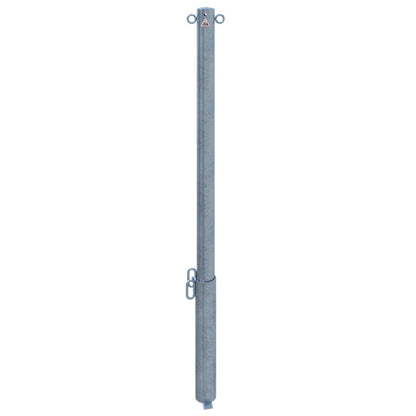 Absperrpfosten Stahlrohr Ø 60 x 2,5 mm herausnehmbar für Vorhangschloss
