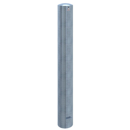 Absperrpoller Stahlrohr Ø 193 x 3,6 mm ortsfest zum Einbetonieren