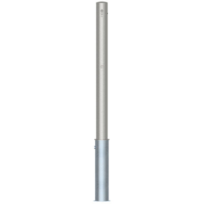Edelstahlpfosten Ø 76 mm ohne Ziernut