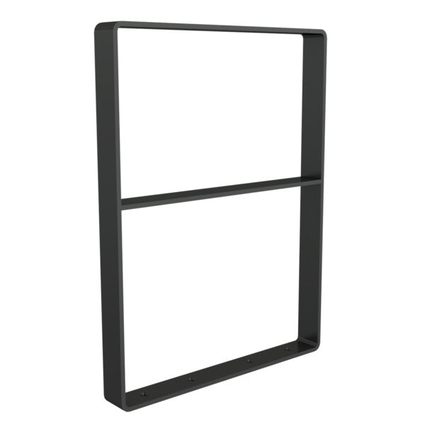 Anlehnbügel aus Flachstahl 70 x 10 mm mit Kantung nach innen