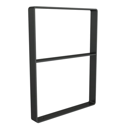Anlehnbügel aus Flachstahl 70 x 10 mm mit Kantung nach innen