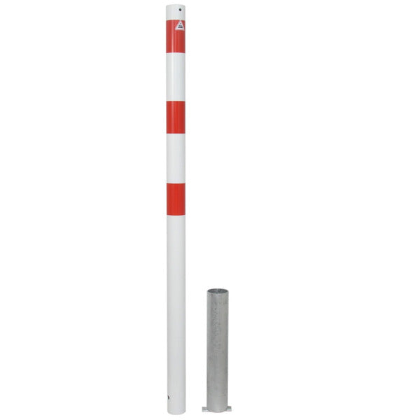 Absperrpfosten Stahlrohr Ø 60 x 2,5 mm herausnehmbar ohne Verschluss