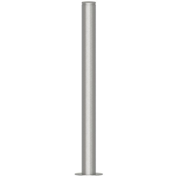 Edelstahlpfosten Ø 76 mm mit Ziernut