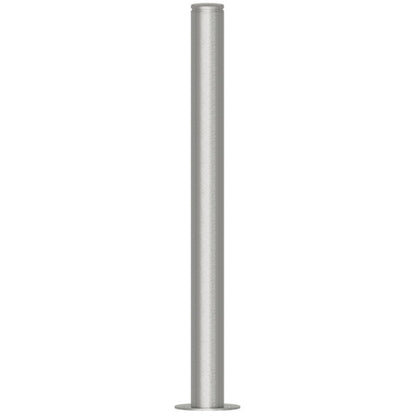 Edelstahlpfosten Ø 76 mm mit Ziernut