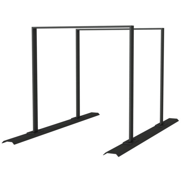 Fahrradanlehnbügel Reihenanlage Stahlrohr 50 x 12 mm
