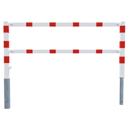 Wegesperren mit Dreikantverschluss schwenkbar mit Ober- und Knieholm