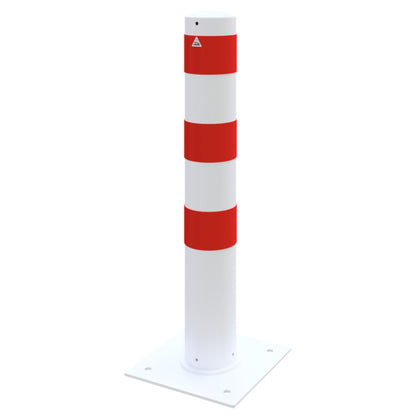 Absperrpoller Stahlrohr Ø 152 x 3,2 mm ortsfest zur Dübelbefestigung