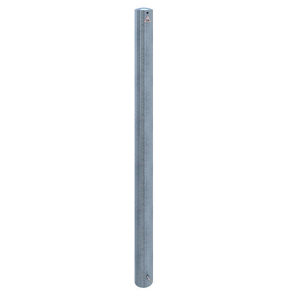 Absperrpfosten Stahlrohr Ø 89 x 2,9 mm ortsfest zum Einbetonieren
