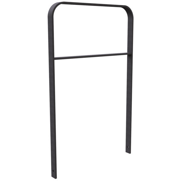 Anlehnbügel aus Flachstahl 50 x 12 mm in gebogener Ausführung