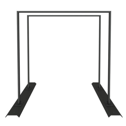 Fahrradanlehnbügel Reihenanlage Stahlrohr 50 x 12 mm
