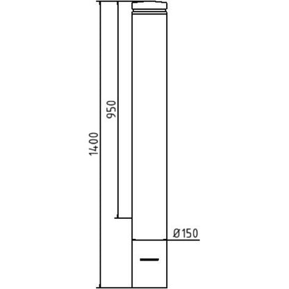Stilpoller Serie 40155B Ø 152 mm