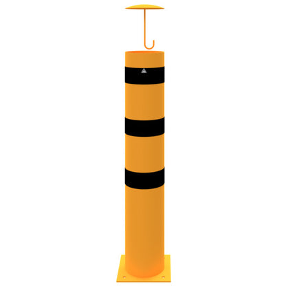 Absperrpoller Stahlrohr Ø 273 x 5 mm gelb / schwarz