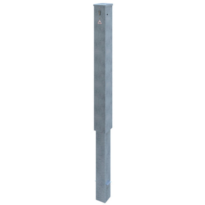 Absperrpfosten Stahlrohr 100 x 100 x 3 mm herausnehmbar mit Profilzylinderschloss