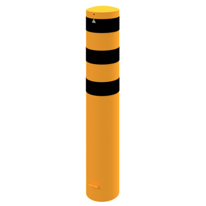 Absperrpoller Stahlrohr Ø 273 x 5 mm gelb / schwarz
