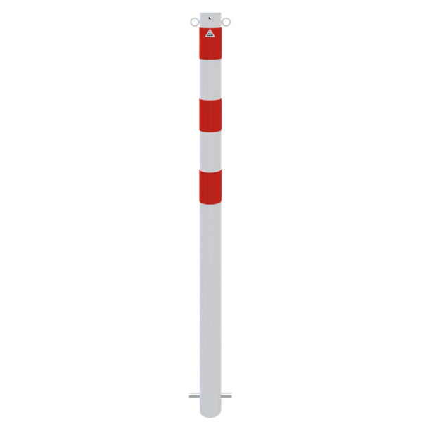 Absperrpfosten Stahlrohr Ø 76 x 2,6 mm ortsfest zum Einbetonieren