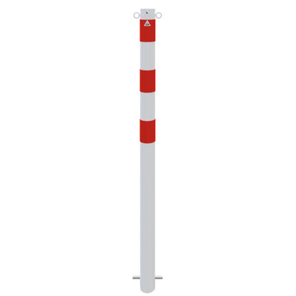 Absperrpfosten Stahlrohr Ø 76 x 2,6 mm ortsfest zum Einbetonieren