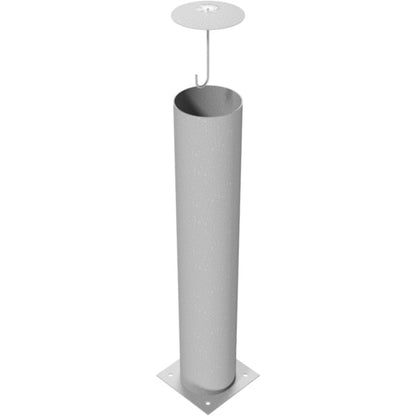 Absperrpoller Stahlrohr Ø 273 x 5 mm ortsfest für Dübelbefestigung