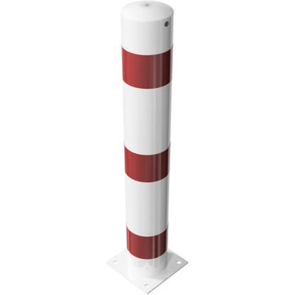 Absperrpoller Stahlrohr Ø 152 x 3,2 mm ortsfest für Dübelbefestigung
