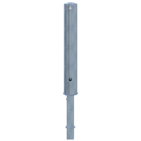 Absperrpoller Stahlrohr Ø 152 x 3,2 mm herausnehmbar mit Dreikantverschluss oder Profilzylinderschloss