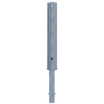 Absperrpoller Stahlrohr Ø 152 x 3,2 mm herausnehmbar mit Dreikantverschluss oder Profilzylinderschloss