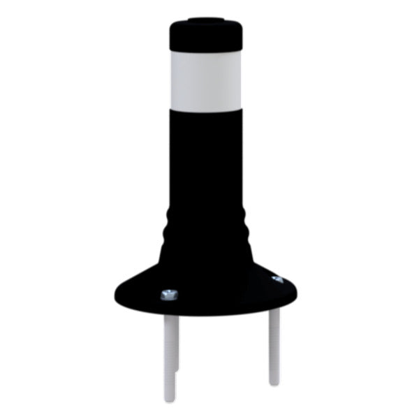 Flexipfosten schwarz / weiß Ø 80 mm