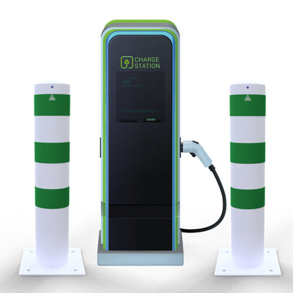 Rammschutzpoller als E-Ladesäulenschutz