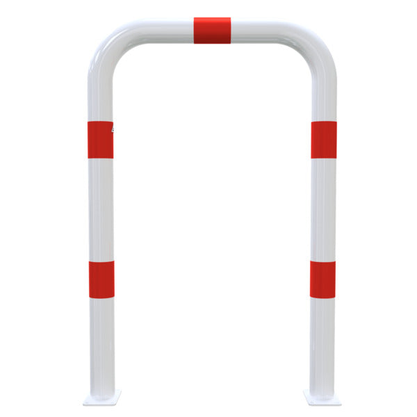 Rammschutzbügel Ø 76 x 2,6 mm ohne Querholm für Dübelbefestigung