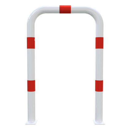Rammschutzbügel Ø 76 x 2,6 mm ohne Querholm für Dübelbefestigung