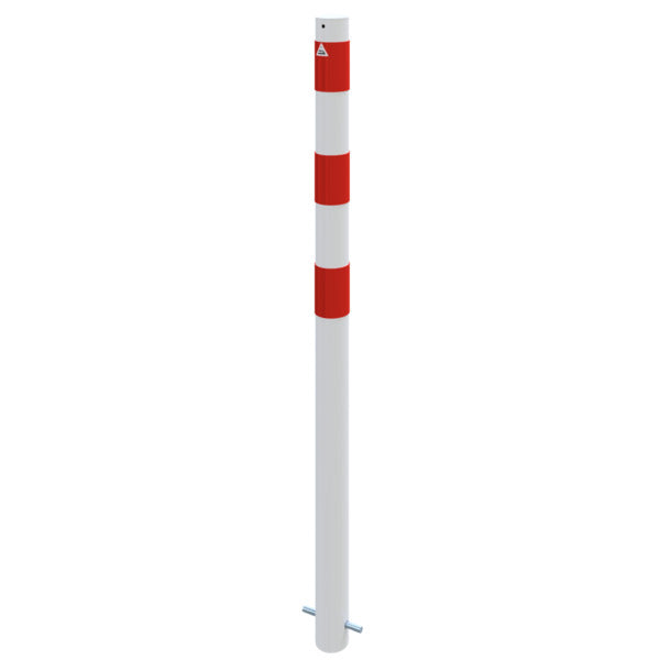 Absperrpfosten Stahlrohr Ø 76 x 2,6 mm ortsfest zum Einbetonieren
