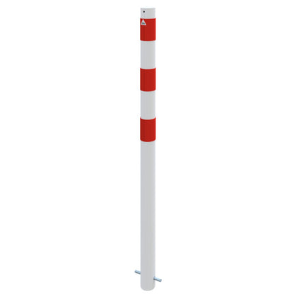 Absperrpfosten Stahlrohr Ø 76 x 2,6 mm ortsfest zum Einbetonieren