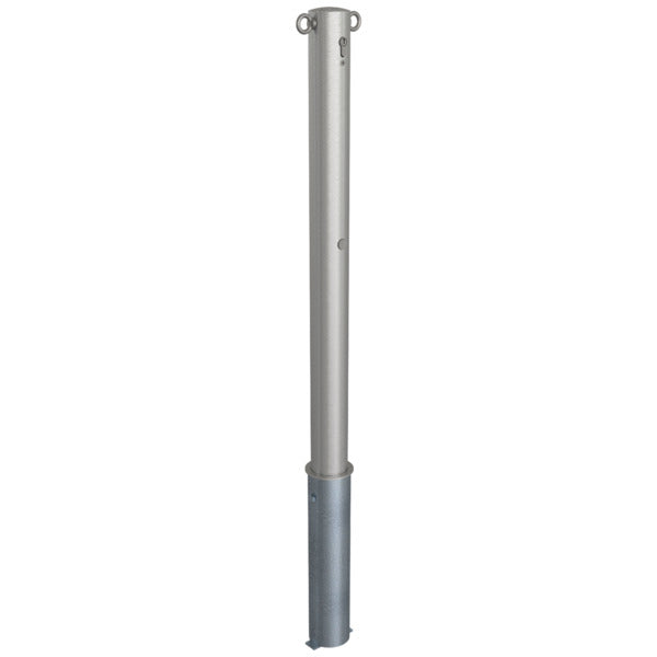 Edelstahlpfosten Ø 76 mm ohne Ziernut