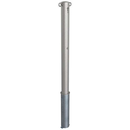 Edelstahlpfosten Ø 76 mm ohne Ziernut