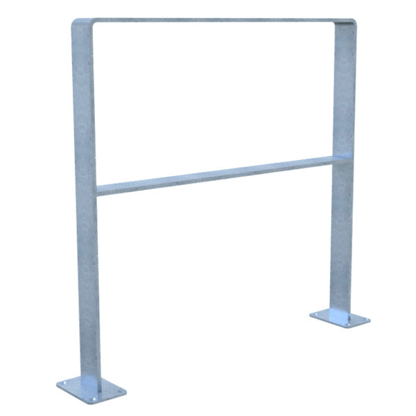 Anlehnbügel aus Flachstahl 70 x 10 mm